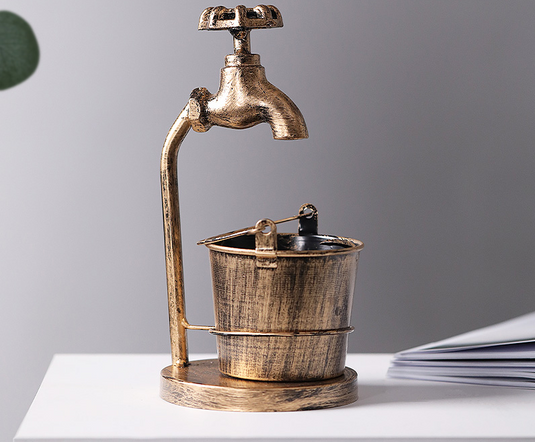 Vintage Deer Head Iron Ashtray – Bronze Finish Home Decor